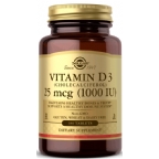 Solgar Kosher Vitamin D3 25 mcg (1000 IU) 180 Tablets