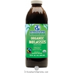 Wholesome Sweeteners Kosher Organic Molasses Unsulphured 32 OZ