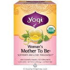 Yogi Tea Kosher Woman’s Mother To Be Tea 16 Tea Bags