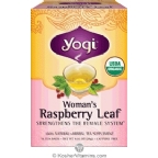 Yogi Tea Kosher Woman’s Raspberry Leaf Tea 16 Tea Bags