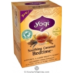 Yogi Tea Kosher Soothing Caramel Bedtime Pack Of 6 16 Tea Bags