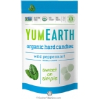 YumEarth Organics Kosher Hard Candies Wild Peppermint Case of 6 3.3 OZ