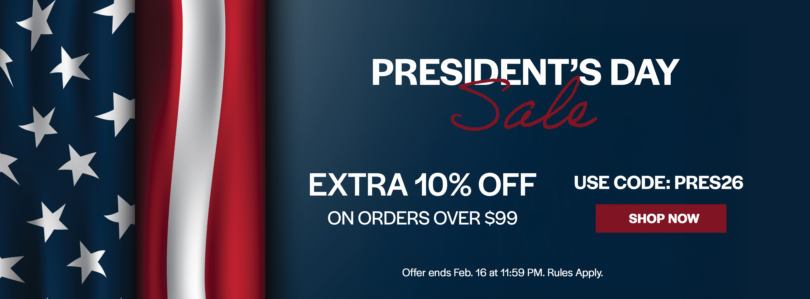 Presidents Day Sale!