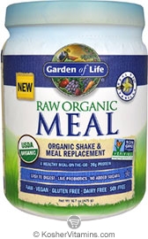 Garden Of Life Kosher Organic Vegan Raw Meal Protein Powder