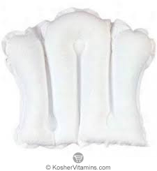 Earth Therapeutics Terry Bath Pillow White 1 Count