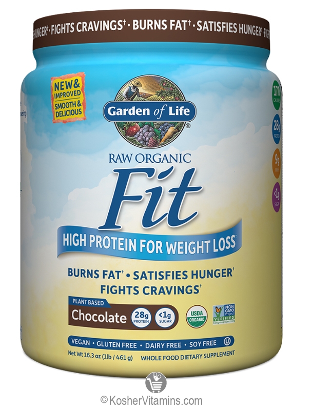 Garden of Life Kosher Raw Fit Oragnic High Protein Powder for Healthy