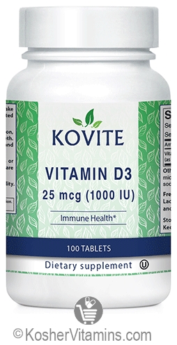 Kovite Kosher Vitamin D3 1000 Iu 25 Mcg Buy 1 Get 1 Free