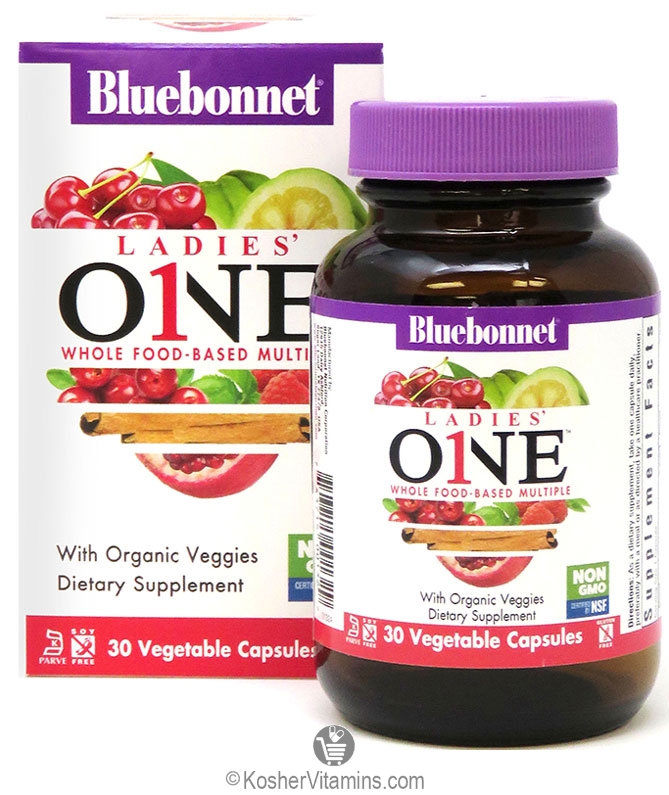 Kosher Ladies One Whole FoodBased Multiple Vitamin 30
