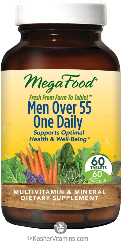 Megafood Kosher Men Over 55 One Daily 60 Tablets 