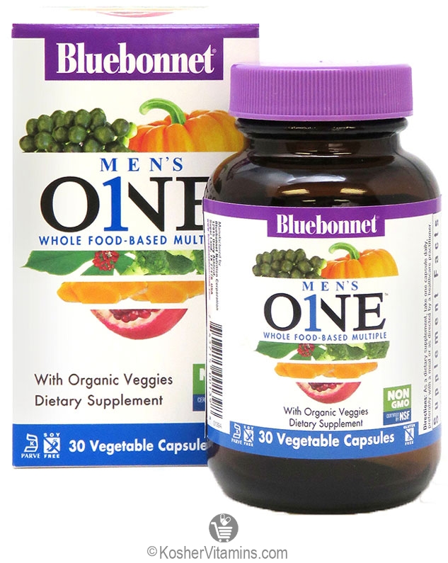 Kosher Mens One Whole FoodBased Multiple Vitamin 30