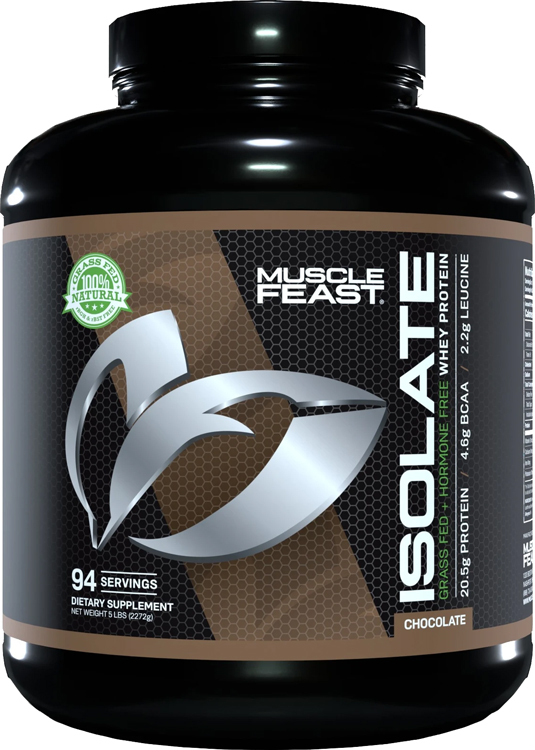Muscle Feast Kosher 100 Pure Whey Protein Isolate Powder Chocolate