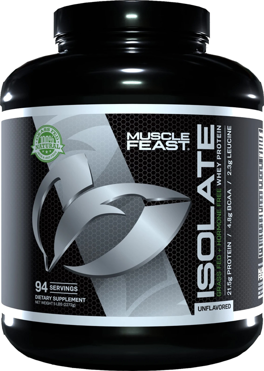 Muscle Feast Kosher 100 Pure Whey Protein Isolate Powder Unflavored
