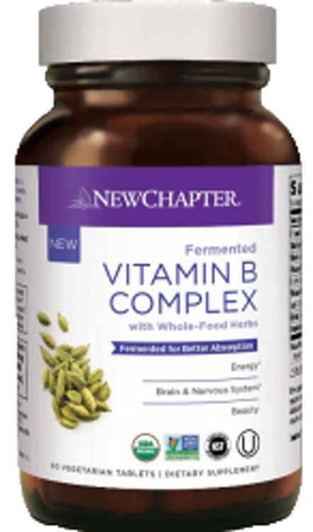 New Chapter Kosher Fermented Vitamin B Complex 30 Tablets ...
