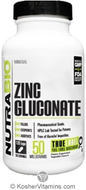 nutrabio kosher zinc gluconate 50 mg 120 vegetable nutrabio kosher zinc gluconate 50 mg 120 vegetable