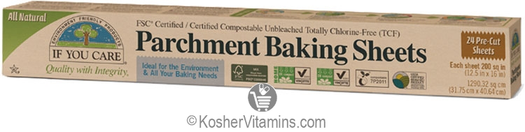 If You Care Certified Parchment Baking Sheets - Compostable/Unbleached Paper