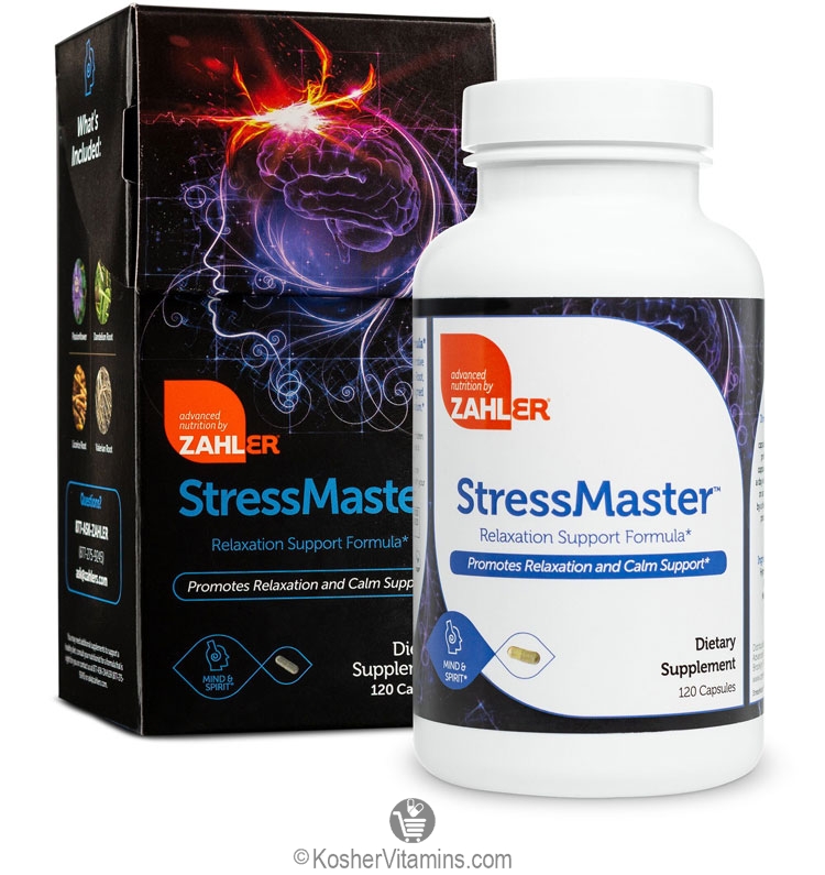 Zahlers Kosher StressMaster 120 Vegetarian Capsules