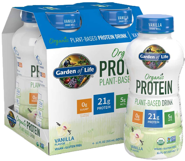 Garden of Life Kosher Organic Protein PlantBased RTD Sports Drink