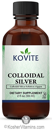 Kovite Kosher Colloidal Silver 15ppm 2 Oz Koshervitamins Com