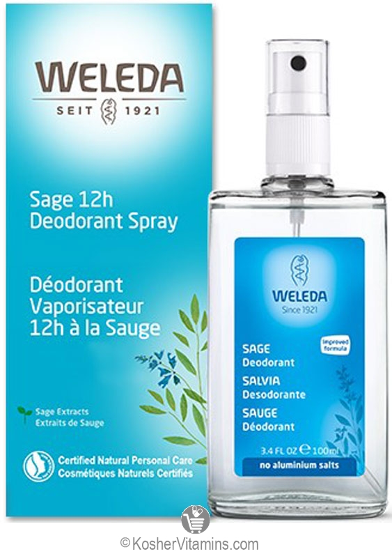 Weleda Sage Deodorant Spray 3.4 fl oz -