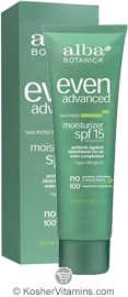 alba even advanced moisturizer spf 15