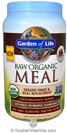 Garden Of Life Kosher Raw Organic Meal Shake Meal Replacement