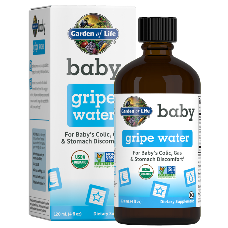 Garden of Life Kosher Organic Baby Gripe Water 4 oz 