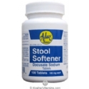 Adwe Kosher Stool Softner Docusate Sodium 100 Mg - Passover 100 Tablets