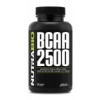 NutraBio Kosher BCAA 2500 Branched Chain Amino Acids 250 Vegetable Capsules