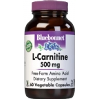 Bluebonnet Kosher L-Carnitine 500 mg 60 Vegetable Capsules