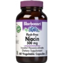 Bluebonnet Kosher Flush Free Niacin 500 mg 60 Vegetable Capsules