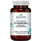 Kovite Kosher Turmeric Root Extract 450 mg Standardized 95% Curcumin 120 Vegetable Capsules 