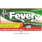 Adwe Kosher FeverX Pain Reliever Extra Strength (Compare to the active ingredient in Extra Strength Tylenol) 100 Caplets