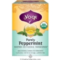 Yogi Tea Kosher Organic Purely Peppermint Tea 16 Tea Bags