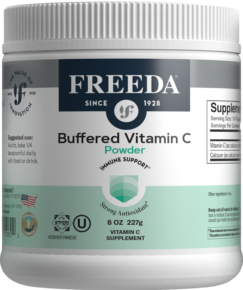 Freeda Kosher Buffered Vitamin C Powder 8 OZ