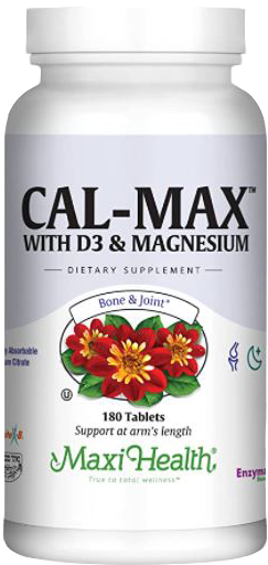 Maxi Health Kosher Cal-Max Calcium with D3, Magnesium and Boron 180 ...