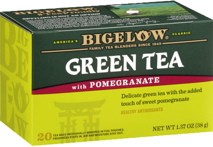 Bigelow Kosher Green Tea with Pomegranate 20 Tea Bag