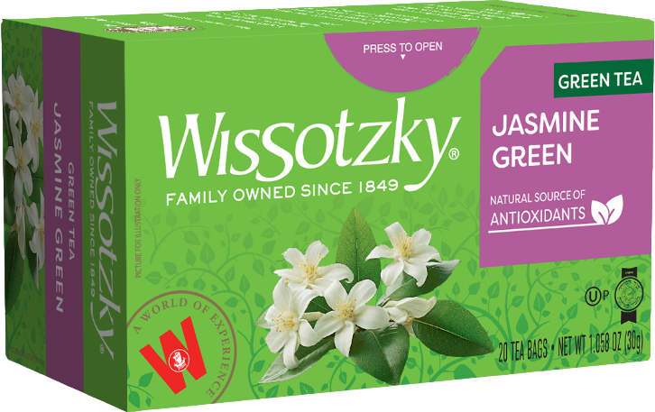 Wissotzky Tea Kosher Green Tea Jasmine - Passover 20 Tea Bags ...
