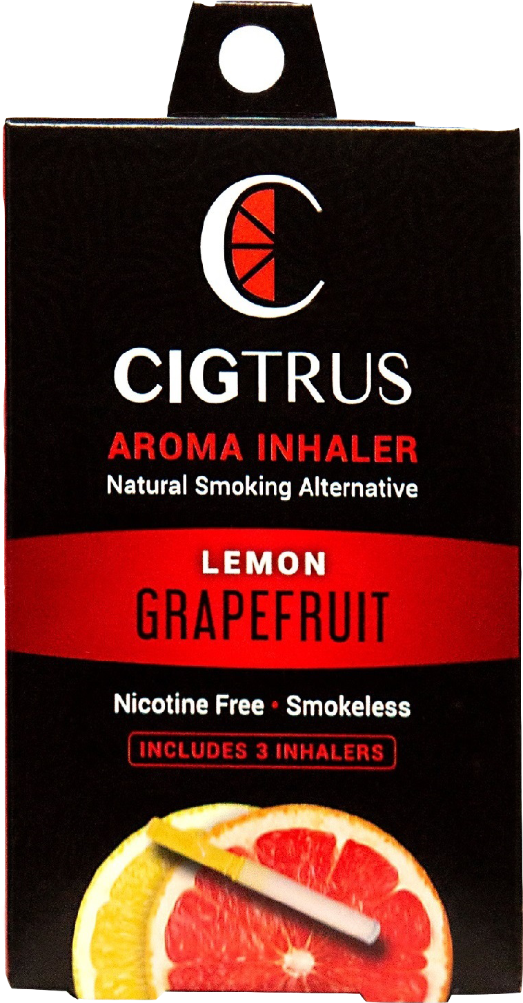 Cigtrus Aroma Inhaler Natural Quit Smoking Alternative Lemon