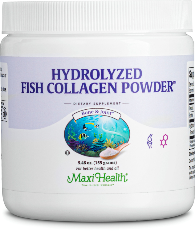 Maxi Health Kosher Hydrolyzed Fish Collagen Powder 5.46 oz  
