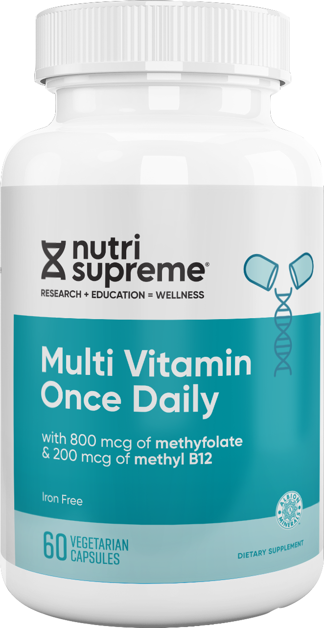 NutriSupreme Research Kosher Multi Vitamin & Mineral Once Daily Iron