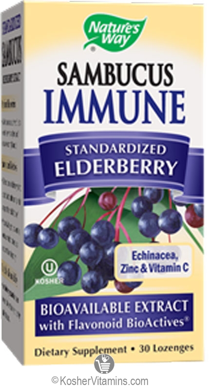 Natures Way Kosher Sambucus Black Elderberry Immune System