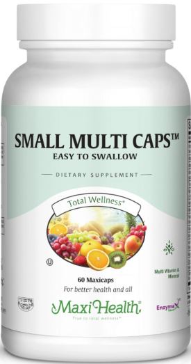 Maxi Health Kosher Small Multi Caps 60 Capsules - Koshervitamins.com