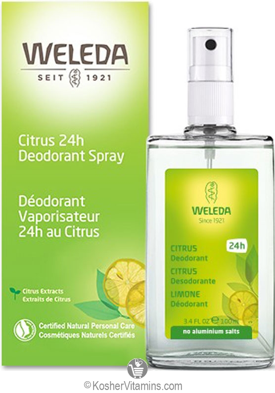 Weleda Citrus Deodorant Spray 3.4 fl oz
