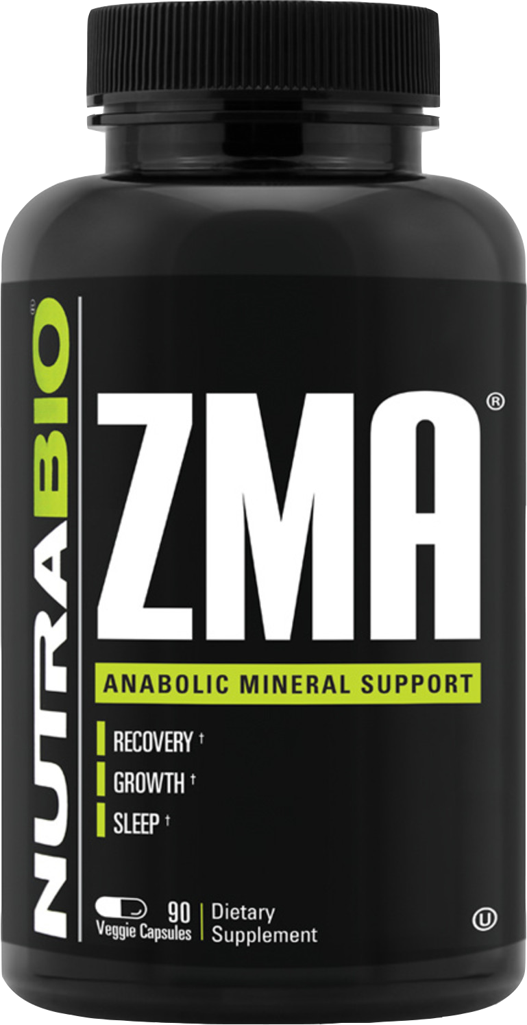 NutraBio Kosher ZMA (Sleep & Recovery) 180 Vegetable Capsules