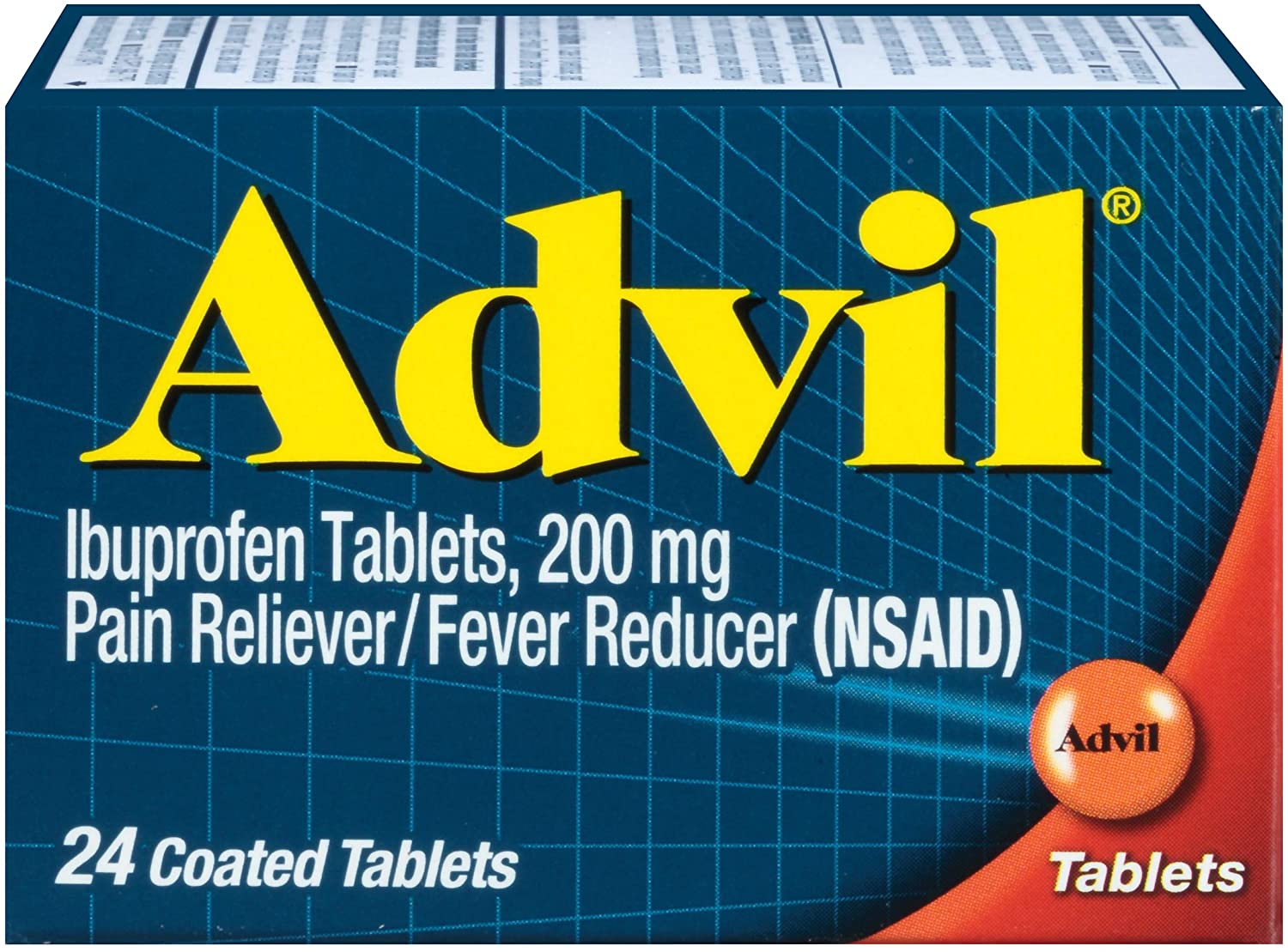 Advil Pain Reliever / Fever Reducer (NSAID) Coated Tablets NOT