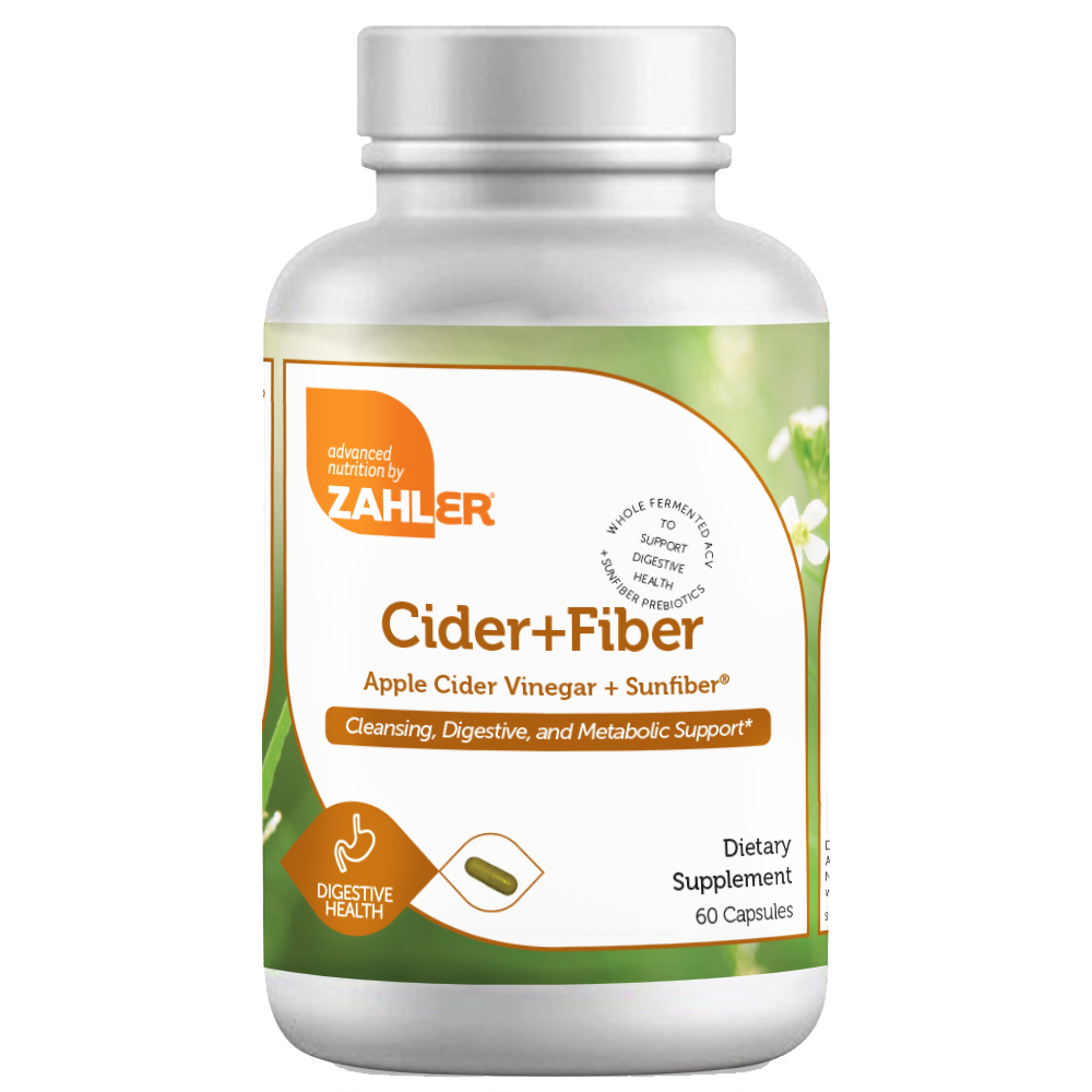 Zahlers Kosher Cider + Fiber Apple Cider Vinegar & Sunfiber 60