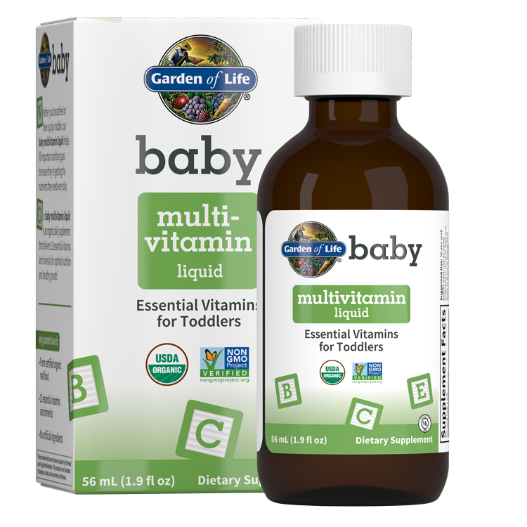 Garden of Life Kosher Organic Baby MultiVitamin Liquid 1.9 fl oz